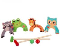 Eddy Toys Croquetspel met Houten Dieren