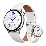 OKYUK Smartwatch voor dames met telefoonfunctie, 1,27 inch HD volledig touchscreen, fitnesshorloge voor dames, met 24 uur hartslag, SpO2-tracking en slaapmonitor, 90+ sportmodi, compatibel met Android
