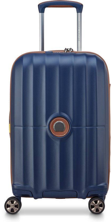 Delsey Carrousel 2 Handbagagekoffer 55 cm Expandable – Polycarbonaat – TSA Slot – Blue