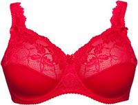 PLAISIR by Ulsoe Plaisir Beate beugel BH rood 100I-grote maten met draagcomfort