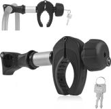 oCreon Framehouder fietsendrager - 25 cm - Aluminium - Afsluitbaar
