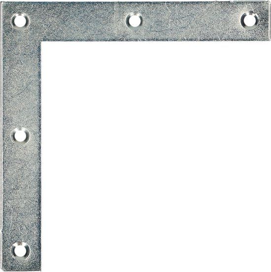 pgb-Europe FG | Platte winkelhaak 90° 30x250x250 Zn | 25 st