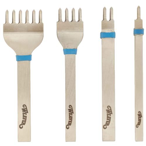 Weaver Leathercraft Diamond Stitching Chisel Set - 5mm - Stainless Steel