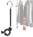 The Guitar Hanger: Gitaar ruimtebesparend in kast en garderobe opbergen - geschikt voor bijna alle kopplaten - snelle instrumentenwisseling - zwart