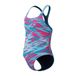 Speedo Hyperboom Print Medalist One Piece meisjes Badpak