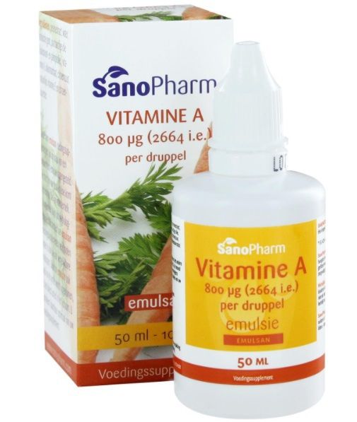 Sanopharm Emulsan Vitamine A 800mcg 100ml