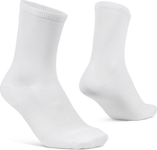 GripGrab Airflow Lightweight Zomer Fietssokken - Wit - Maat L (44-47)