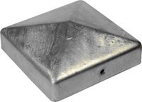 Hermic Paalornament Thermisch Verzinkt Piramide 71x71mm