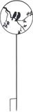Louis Moulin Decoratieve vogel van metaal, antraciet, 122.5 cm