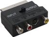 Alcasa 5525-3CU SCART (21-pin) 3 x RCA + S-Video Zwart video kabel adapter