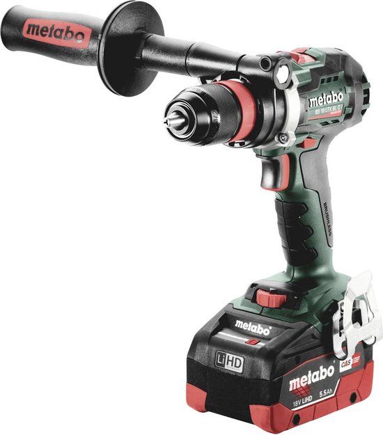 Metabo BS 18 LTX BL Q I Accu-schroefboormachine - 18 V - 5.5 Ah - Li-ion - Incl. 2 accu's, koffer & lader