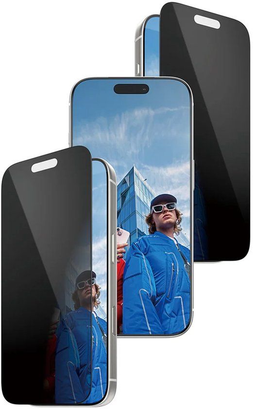 PanzerGlass Screenprotector Privacy - Case Friendly - Zwart