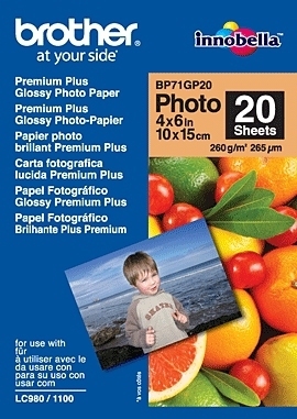 Brother BP71GP20 Premium Glossy Photo Paper