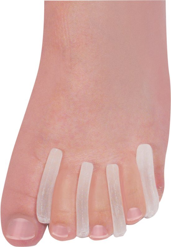 Aidapt - teenspreider - 15 stuks - gel - maat largre - latex vrij - hypoallergeen