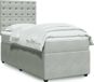 Maison Exclusive - Sommier à lattes de lit et matelas Gris clair 100x200cm Velours