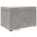 vidaXL - Kruk - Lichtgrijs - 61 x 41 x 40 cm - Velvet en Geengineerd Hout