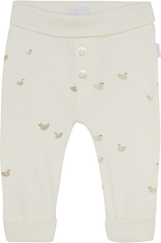 Noppies Neal Broekje - Animals - Maat 68 - Offwhite
