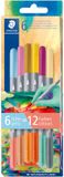 STAEDTLER dubbele viltstiften Edition 2, 6 stuks in doosje