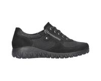 Waldläufer Havy Soft - dames sneaker - Zwart - maat 37 (EU) 4 (UK)