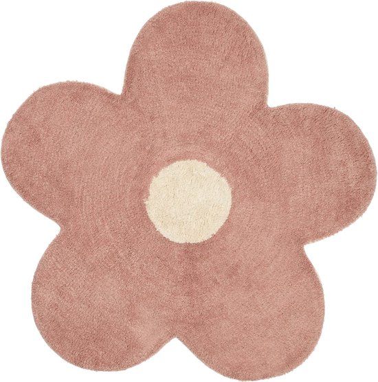 Prénatal Vloerkleed Bloem Roze Ø 95cm