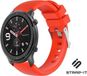 Strap-it Bracelet de montre connectée en silicone - Convient pour Xiaomi Amazfit GTR (47mm) - Rouge