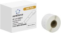 Renkforce RF-6027502, Wit, Zelfklevend printerlabel, Doorlopend etiket, Rol, Papier, Direct thermisch