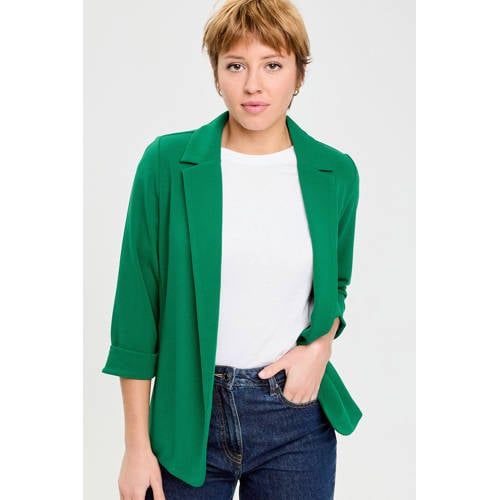 Cache Cache Getailleerde Blazer Donkergroen