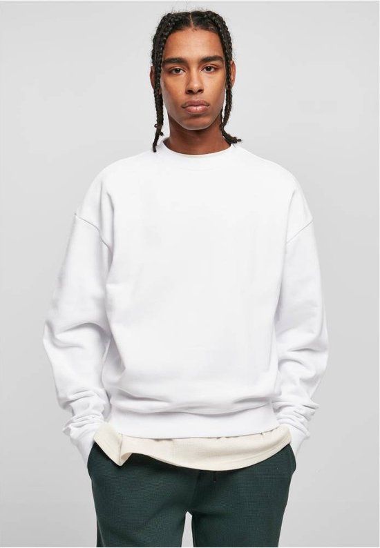 Urban Classics Ultra Heavy Crewneck Sweater - Men - XXL - White
