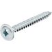 Häfele Vis de paroi arrière Hospa Ø 3,0 mm cruciforme PZ filetage complet zingué tête d'assiette, 35 mm