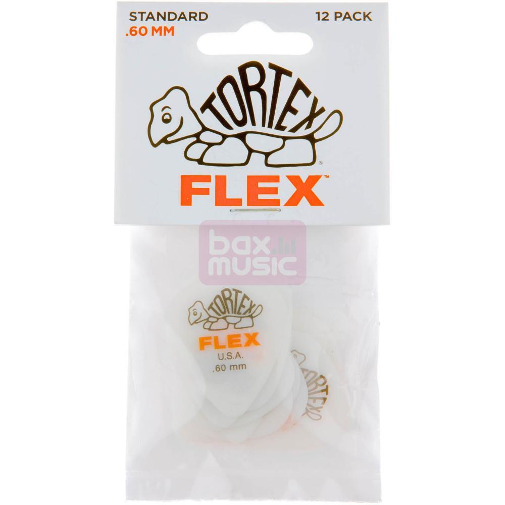 Dunlop Tortex Flex Standard plectrums 0.60 mm 12 stuks