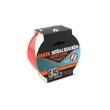 PRENDELUZ Compacte signaalband wit en rood, 33 x 50 mm, hoge zichtbaarheid