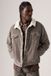 Levi's Veste trucker en velours côtelé Sherpa décontractée - Homme - S - Beige / Taupe fumé