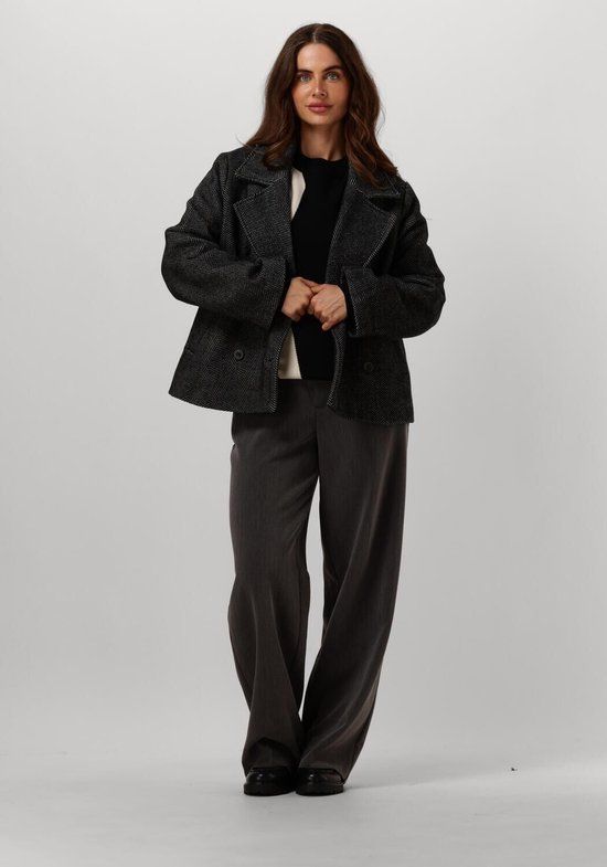 Object Objkeily Short Jacket Winterjas Dames - Zwart - Maat 38 - 2024