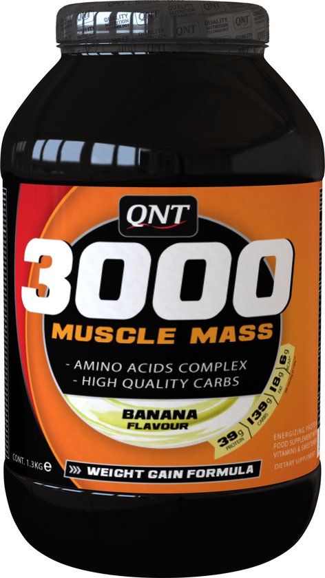 QNT Muscle Mass 3000 - Banana - 1.3kg