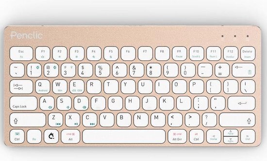 Penclic KB3 compact keyboard wired/bluetooth - GOLD