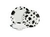 Service de table 36 pièces en porcelaine à motif vache