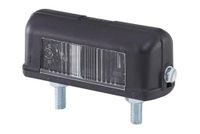 HELLA VALUEFIT Kentekenlamp - Halogeen - 12V / 24V - Opbouw/Geschroefd - Lenskleur: Transparent - Stekker: Platte stekker - Buiten - Aantal: 1 - 2KA 357 014-001
