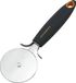 Fackelmann Pizzasnijder, pizzasnijder, pasta- en deegsnijder, sandwichsnijder, roestvrij staal met ergonomische handgreep van grijs elastomeer en polypropyleen, oranje, 19,5 x 6 cm, 1 stuk