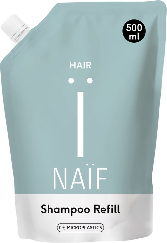 Na&#239;f - Voedende Shampoo Navulverpakking/Refill - 500ml - Haarverzorging - met Natuurlijke Ingredi&#235;nten