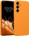 kwmobile telefoonhoesje geschikt voor Samsung Galaxy A55 5G - TPU backcover met siliconen coating - Smartphone case in fruitig oranje
