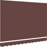 vidaXL Vervangend zonneschermdoek voor 2,5x2 m bruin polyester