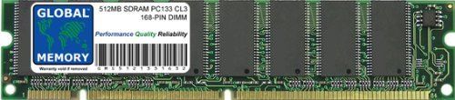 GLOBAL MEMORY 512MB PC133 133MHz 168-PIN SDRAM DIMM Memory Ram voor PC Desktops/Moederborden