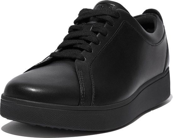 FitFlop Rally sneakers leather ZWART - Maat 42