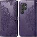 iMoshion Mandala Book Case for Samsung Galaxy S24 Ultra - Purple - with Card Holder