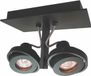 Artdelight Meist Spot 2 lichts zwart excl. GU10 lichtbron