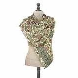 LOBERON Sjaal Presquer groen/rood