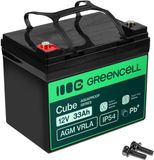 GREEN CELL AGM Accu 12V 33Ah
