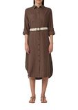 s.Oliver Blousejurk crème / chocoladebruin