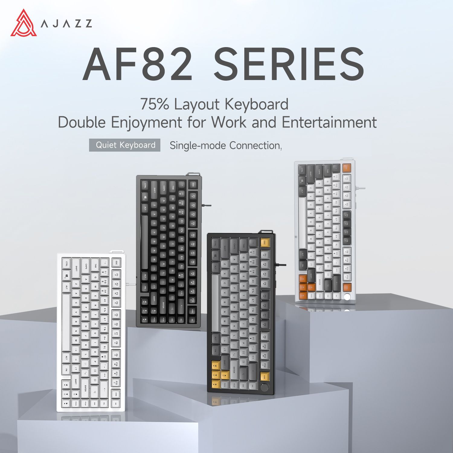 AJAZZ AF82 Bedraad membraantoetsenbord