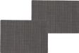 Wicotex 10x stuks stevige luxe Tafel placemats Liso grijs 30 x 43 cm